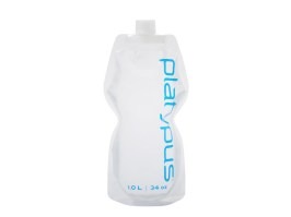 Fľaša na vodu SOFTBOTTLE 1.0l Platy logo priehľadná [Platypus]