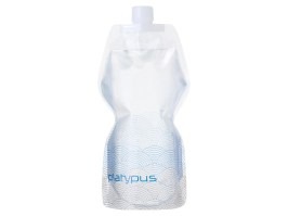 Fľaša na vodu SOFTBOTTLE 1.0l Waves priehľadná [Platypus]