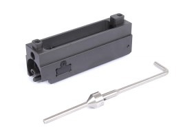 Oceľový CNC záver s Magnetic NPAS nabíjacou tryskou pre WE V3 GBB SCAR L [RA-Tech]