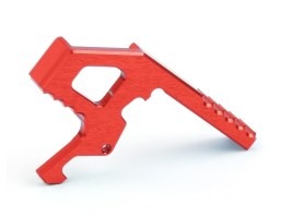 CNC zväčšenie naťahovacie páky M4, typ A - Červená [RetroArms]