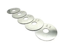 INOX podložky mechaboxu (20*5,5*0,2mm) - 5ks [RetroArms]