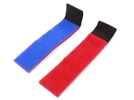 Rozlišovacie páska na ruku - modrá / červená, 2 ks [SLONG Airsoft]