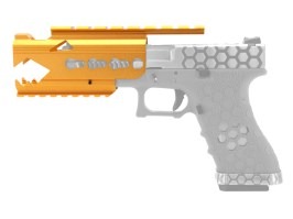 Taktická montáž KeyMod pre pištole WE G série - zlatá [SLONG Airsoft]