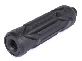 Kovový tlmič 128 x 35mm (SL10336A) - čierný [SLONG Airsoft]