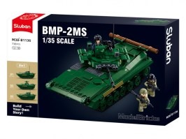 Stavebnica Model Bricks M38-B1136 Pechotné bojové vozidlo BMP 3v1 [Sluban]