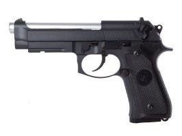 Airsoftová pištoľ M9A1, plyn blowback (GBB) - čierna [Snow Wolf]