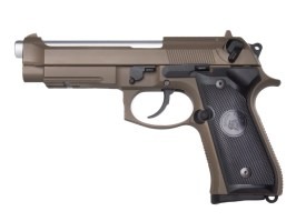 Airsoftová pištoľ M9A1, plyn blowback (GBB) - TAN [Snow Wolf]