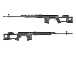 Airsoft sniper SVD Dragunov (SW-027), až 165m/s - čierna [Snow Wolf]