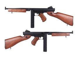 Airsoftové samopal M1A1 - celokov, pravé drevo (SW-05W) [Snow Wolf]