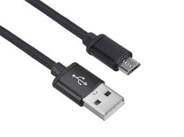 Odolný USB kábel USB-A na USB-B (Micro-USB), 1m [Solight]