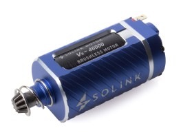 Bezkomutátorový motor V5 46k RPM s reguláciou otáčok - krátka osička [SOLINK]