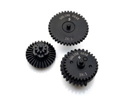CNC Set ozubených kolies 18:1 pre SR25 s 19 zubým piestom [SOLINK]