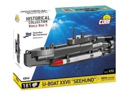 Stavebnica WW II U-boat XXVII Seehund (1:72) [Cobi]