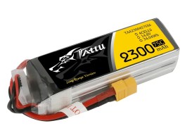 Akumulátor Li-Po 14,8V 2300mAh 75C 105x35x29mm - XT60 [Tattu]