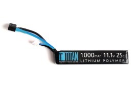 Akumulátor Li-Po 11,1V 1000mAh 25C - Mini AK Stick s Dean konektorom [TITAN]