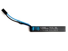 Akumulátor Li-Po 11,1V 1200mAh 25C - Mini AK Stick s Tamiya konektorom [TITAN]