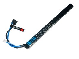 Akumulátor Li-Po 7,4V 1200mAh 25C - Mini AK stick s Dean konektorom [TITAN]