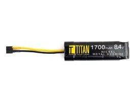 Akumulátor NiMH 8,4V 1700mAh - Block s Dean konektorom [TITAN]