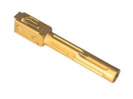 CNC fixná vonkajšia hlaveň pre Umarex/VFC G 17 Gen.5, +11mm závit - zlatá [TTI AIRSOFT]