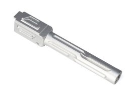 CNC fixná vonkajšia hlaveň pre Umarex/VFC G 17 Gen.5, +11mm závit - strieborná [TTI AIRSOFT]