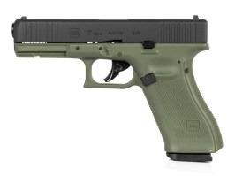 Airsoftová pištoľ Glock 17 Gen.5, kovový záver, CO2, blowback - Battlefield Green [UMAREX]