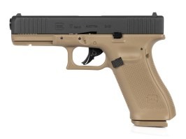 Airsoftová pištoľ Glock 17 Gen.5, kovový záver, CO2, blowback - Coyote [UMAREX]