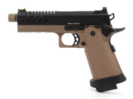 Airsoftová pištoľ Hi-Capa 4.3, GBB - čierno-TAN [Vorsk]