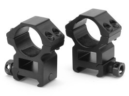 25,4 mm montážne krúžky pre RIS lišty - vysoke [Vector Optics]