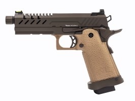 Airsoftová pištoľ Hi-Capa 4.3, GBB - bronzová/TAN [Vorsk]