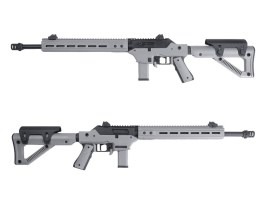 Airsoftová plynová puška VMP-2D GBB (1.9J/450FPS-Semi-Only) - čierna/sivá [Vorsk]