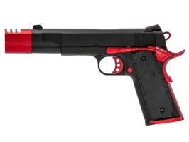 Airsoftová pištoľ VP-X Red MATCH, GBB - červená [Vorsk]