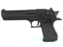 Airsoftová pištoľ Desert Eagle .50 AE, kovový záver, plyn BlowBack (GBB) - čierna [WE]