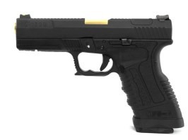 Airsoftová pištoľ GP1799 T1 - GBB, čierny kovový záver, čierny rám, zlatá hlaveň [WE]