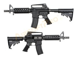 Airsoftová zbraň M4 CQBR GBB - celokov, BlowBack, čierna [WE]
