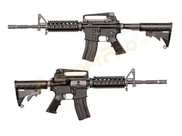 Airsoftová zbraň M4 RIS GBB - celokov, BlowBack, čierna [WE]