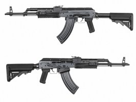 Airsoftová zbraň AK PMC GBB - celokov, BlowBack - čierna [WE]