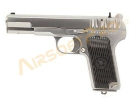 Airsoftová pištoľ TT33, strieborný - celokov, BlowBack [WE]