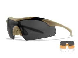 Ochranné okuliare VAPOR 2.5 TAN - číre, tmavé, bronzové [WileyX]